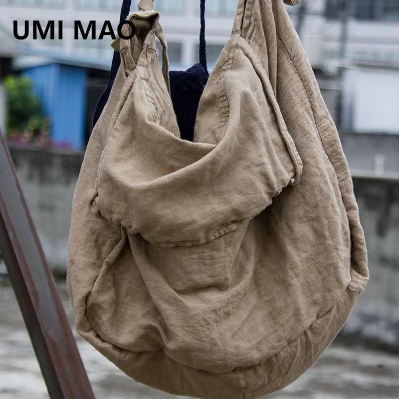 Women'S Best Bags For Travel - レトロな綿のリネンバッグ,大容量,ワンショルダー,カジュアル,ベストマッチ,ヴィンテージ,原宿スタイル