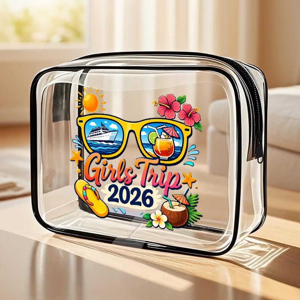 Women'S Best Bags For Travel - PVC製化粧ポーチ 旅行2026 クリア化粧ポーチ 女性用 理想的な旅行用品 ビーチやプールに必須