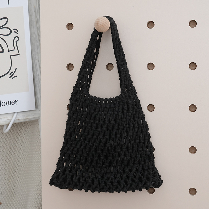 Women'S Best Bags For Travel - 中空織りハンドバッグ 女性用、ニッチなデザインと多用途なバケーションスタイルのトートバッグ。携帯電話、ティッシュ、口紅などの小さな物を簡単に収納でき、日常の旅行ニーズに対応します。それは私にとって最高の友人です。 0BCB