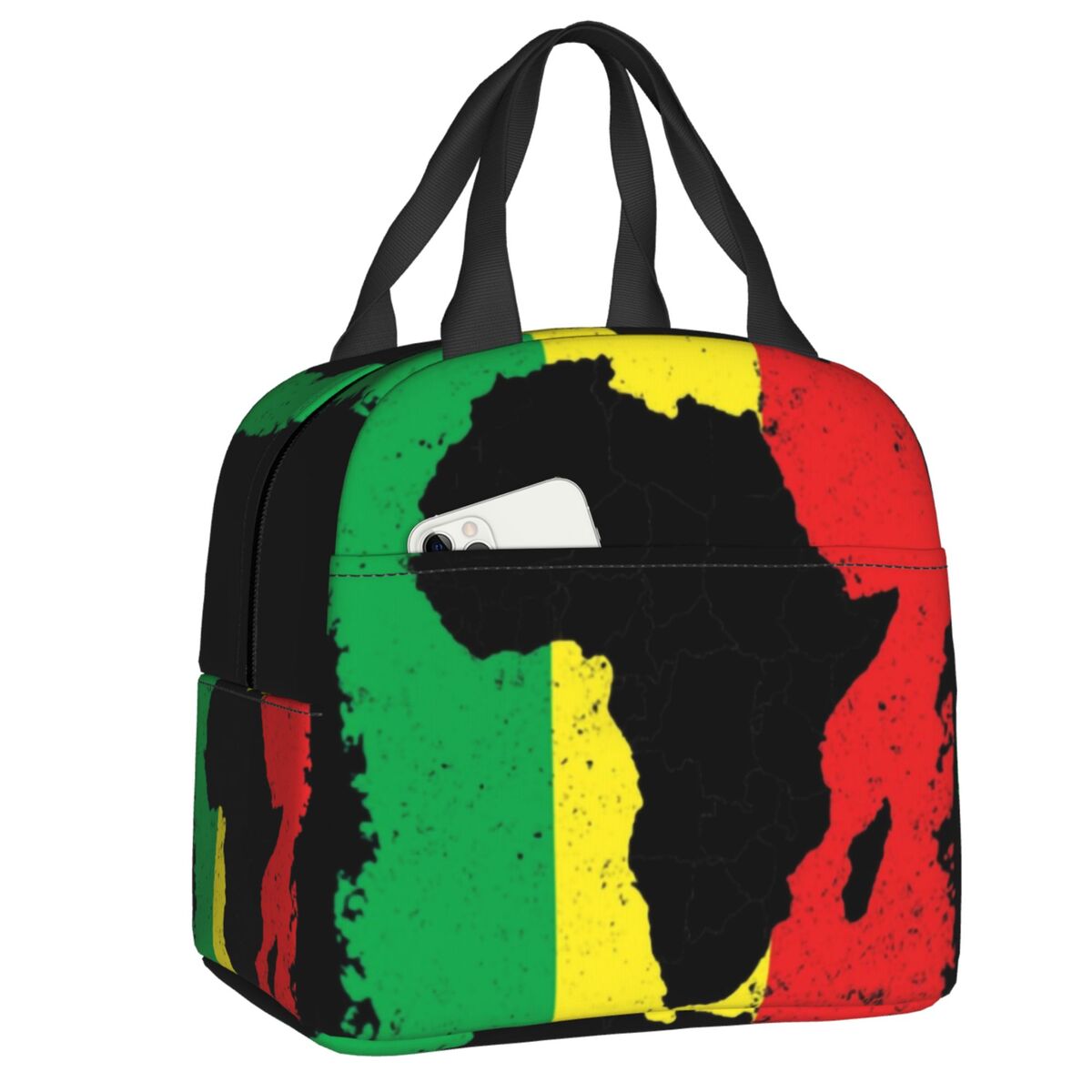 Women Bags Kenya - カスタムアフリカタンザニアナミビアケニア地図旗ランチバッグ女性クーラー暖かい断熱ランチボックス大人のオフィス用
