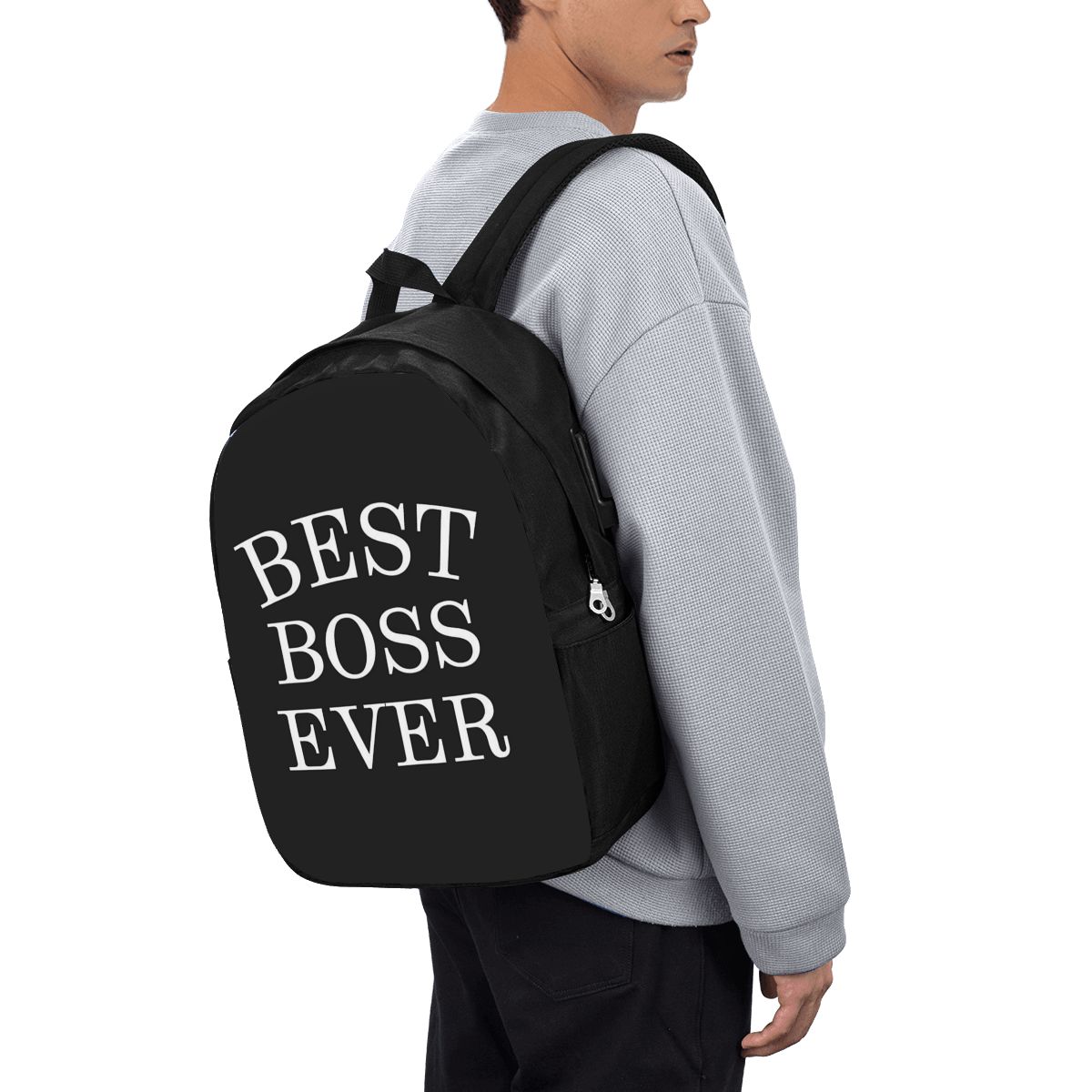 Women Bags For College - Lady Best Boss Ever バックパック トラベルノートブックバッグ