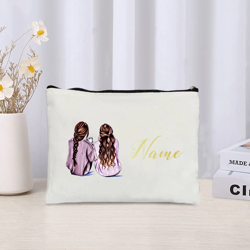 女性のための化粧品ポーチ,花嫁と花嫁介添人の名前,結婚披露宴 - Women'S Best Bags For Travel のレビューと価格