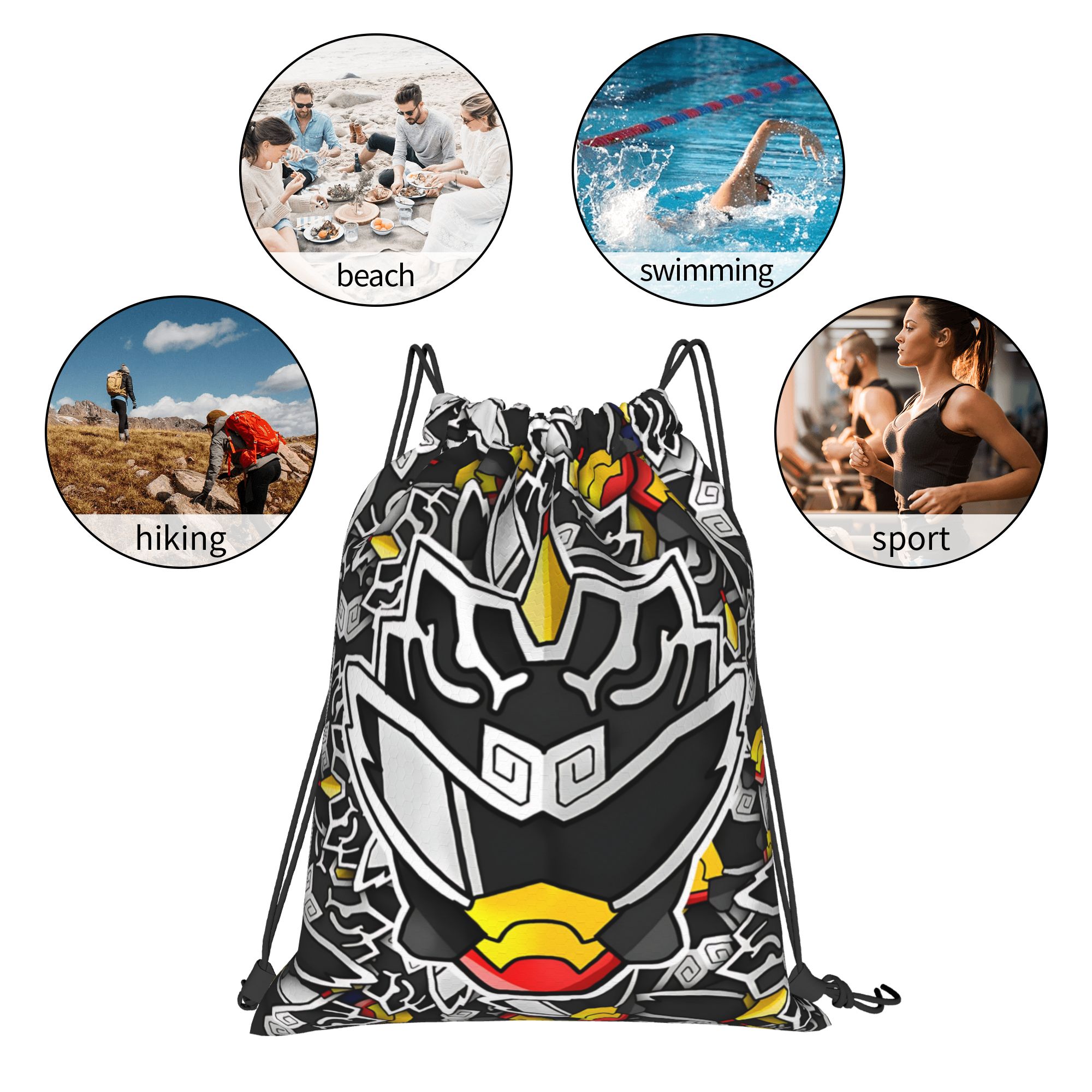 ジムポーチスーパー戦隊ベストギフト巾着バッグ男性女性収納バッ - Women'S Best Bags For Travel のレビューと価格