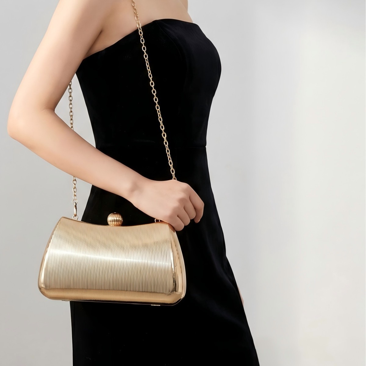 女性のファッション気質エレガントなハンドバッグディナーバッグ - Women Bags Gold のレビューと価格