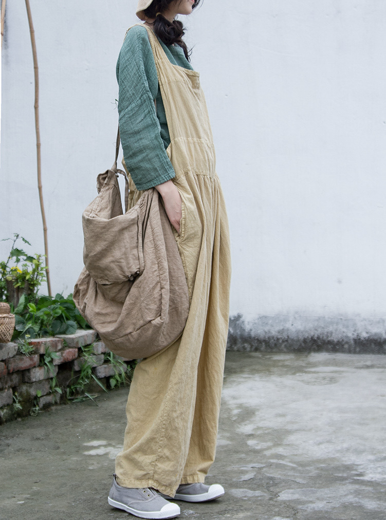 レトロな綿のリネンバッグ,大容量,ワンショルダー,カジュアル - Women'S Best Bags For Travel のレビューと価格