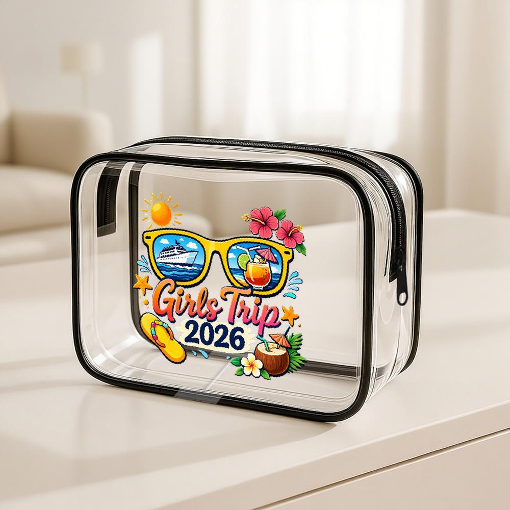 PVC製化粧ポーチ 旅行2026 クリア化粧ポーチ 女性用  - Women'S Best Bags For Travel のレビューと価格