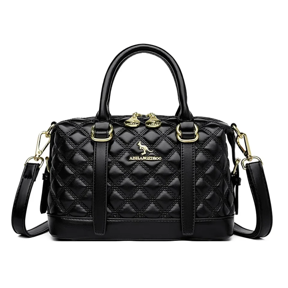 高品質ソフトレザートートショルダーバッグ女性用レディースクロ - Doctor Bag Leather のレビューと価格