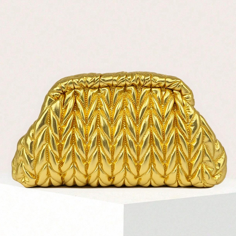 2026年 高級手織りゴールドロープ レディースイブニングク - Women Bags Gold のレビューと価格