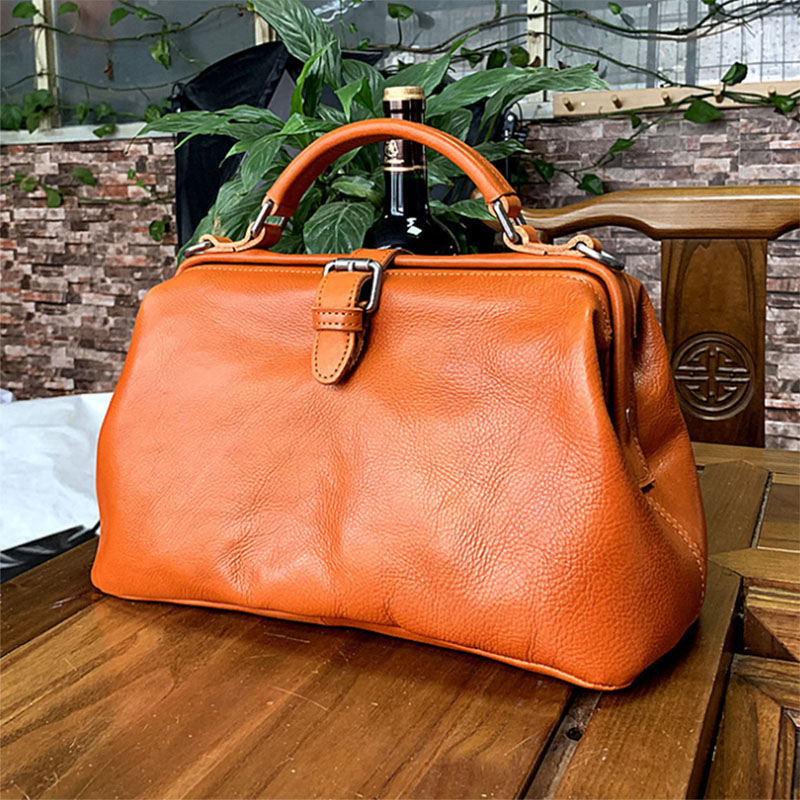 オリジナル本革ドクターハンドバッグ 100% 牛革女性ビッグ - Doctor Bag Leather のレビューと価格