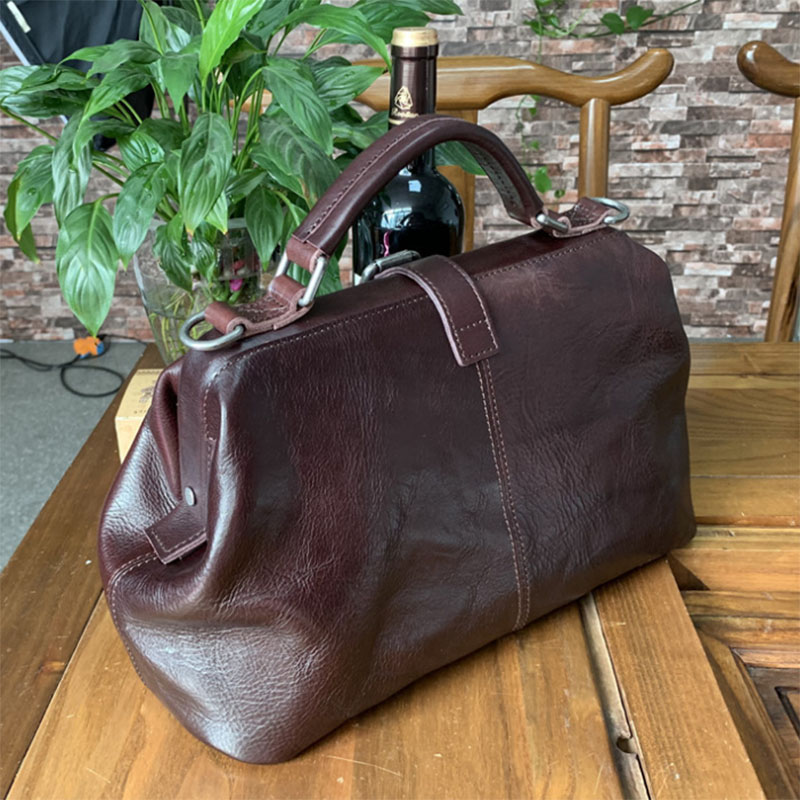 オリジナル本革ドクターハンドバッグ 100% 牛革女性ビッグ - Doctor Bag Leather のレビューと価格