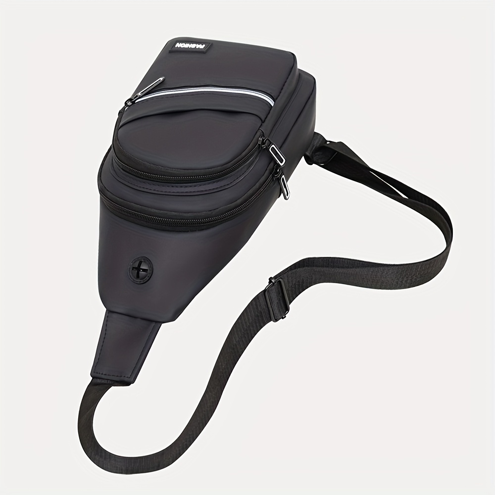 メンズ大容量ソフトPUレザーチェストバッグ、調節可能なショル - Doctor Bag Leather のレビューと価格