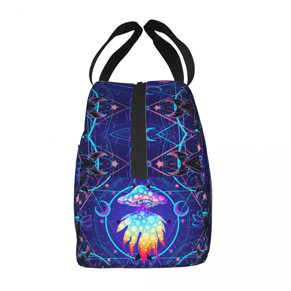 カスタムインドマンダラマジックランチバッグ屋外ピクニック音楽 - Women Bags India のレビューと価格