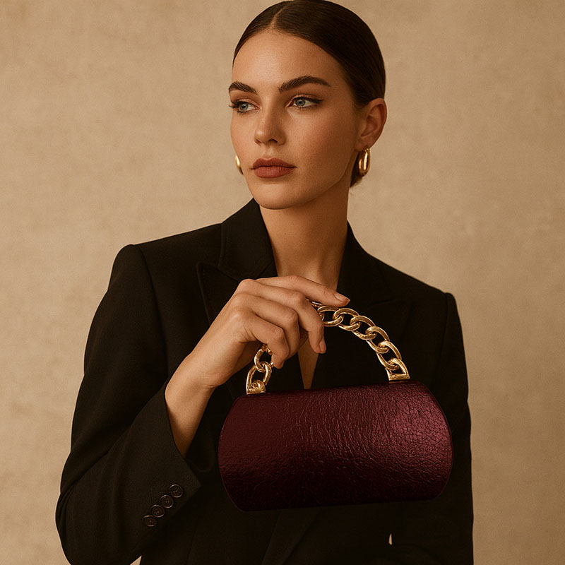 高級ゴールドメタルバックルボックスクラッチファッションレディ - Women Bags Gold のレビューと価格