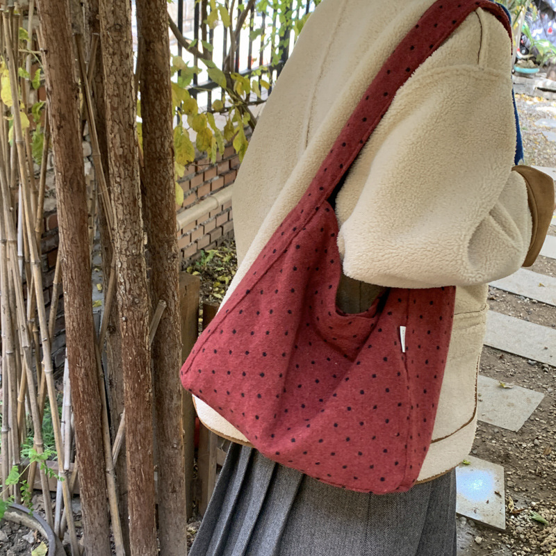 ファッショナブルな女性用ドット柄トップハンドルバッグ大容量軽 - Women'S Best Bags For Travel のレビューと価格