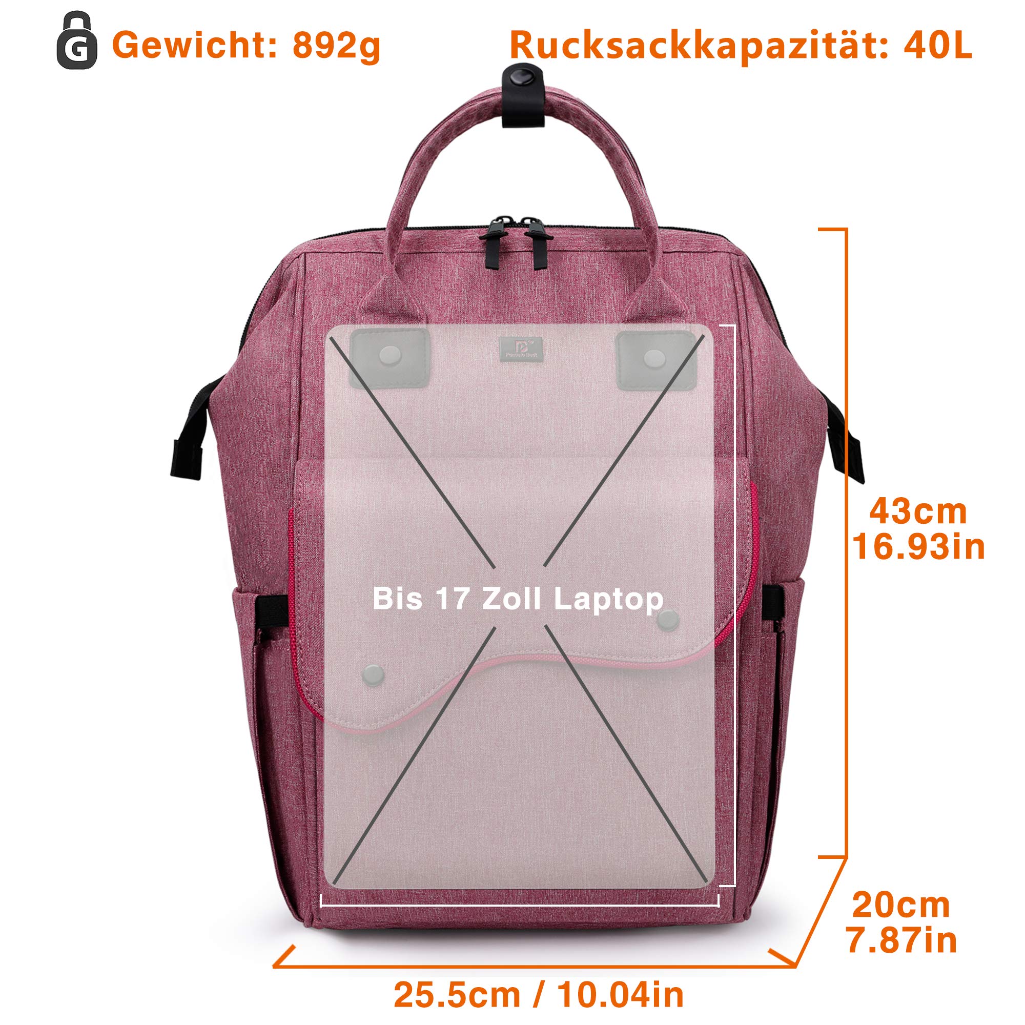ポメロ ベストバックパック 男女兼用 ラップトップ収納と小銭 - Women'S Best Bags For Travel のレビューと価格