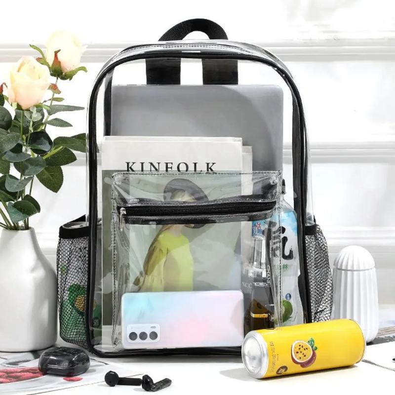 透明な PVC バックパックアウトドアスポーツフィットネスナ - Women Bags Designer のレビューと価格