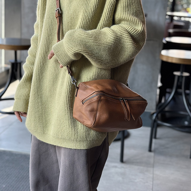 2026 新しいレジャー本革軽量女性ショルダークロスボディバ - Doctor Bag Leather のレビューと価格