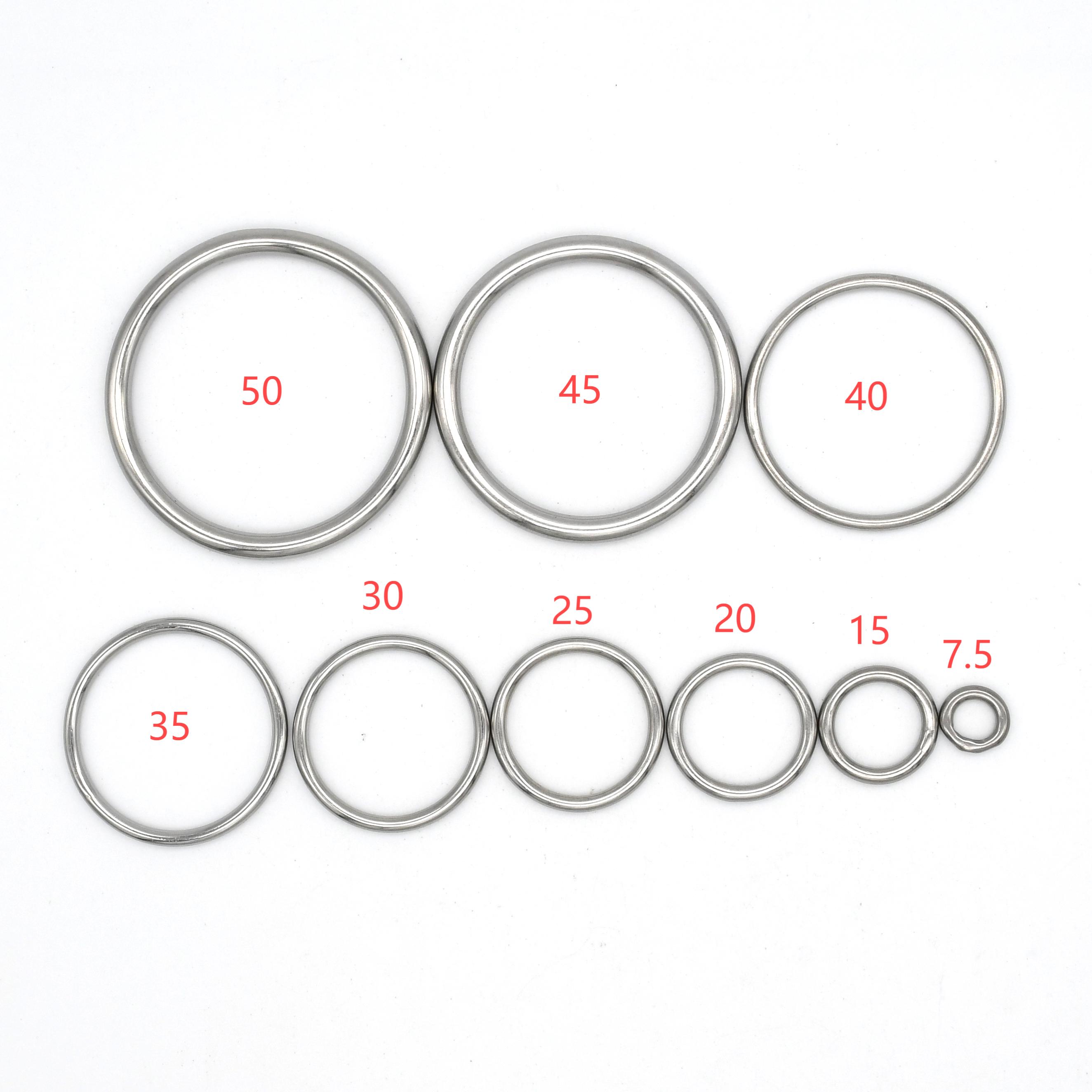 5 個のステンレス鋼 O リングシームレスラウンドサークルバ - Circle Round Bag のレビューと価格