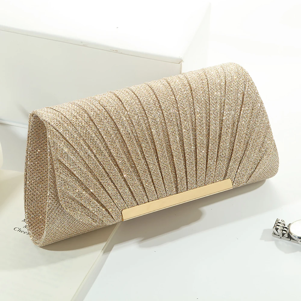 女性のためのクリスタルイブニングクラッチバッグ,女性の日のハ - Women Bags Gold のレビューと価格