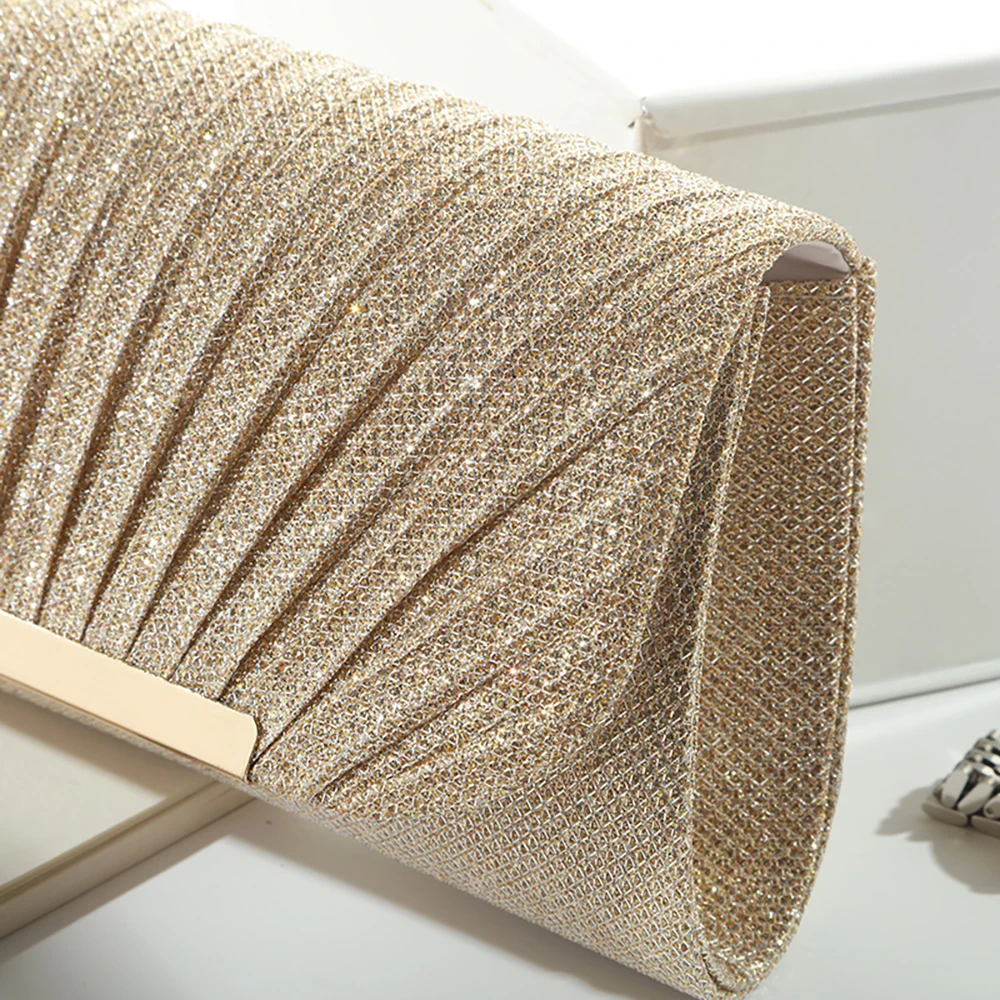 女性のためのクリスタルイブニングクラッチバッグ,女性の日のハ - Women Bags Gold のレビューと価格