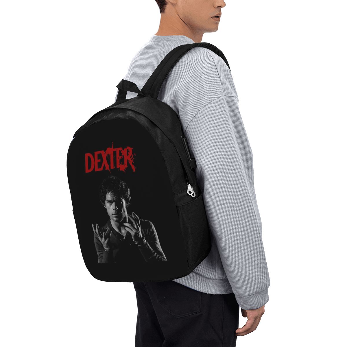 映画デクスター・モーガンバックパック旅行ノートブックバッグコ - Women Bags For College のレビューと価格