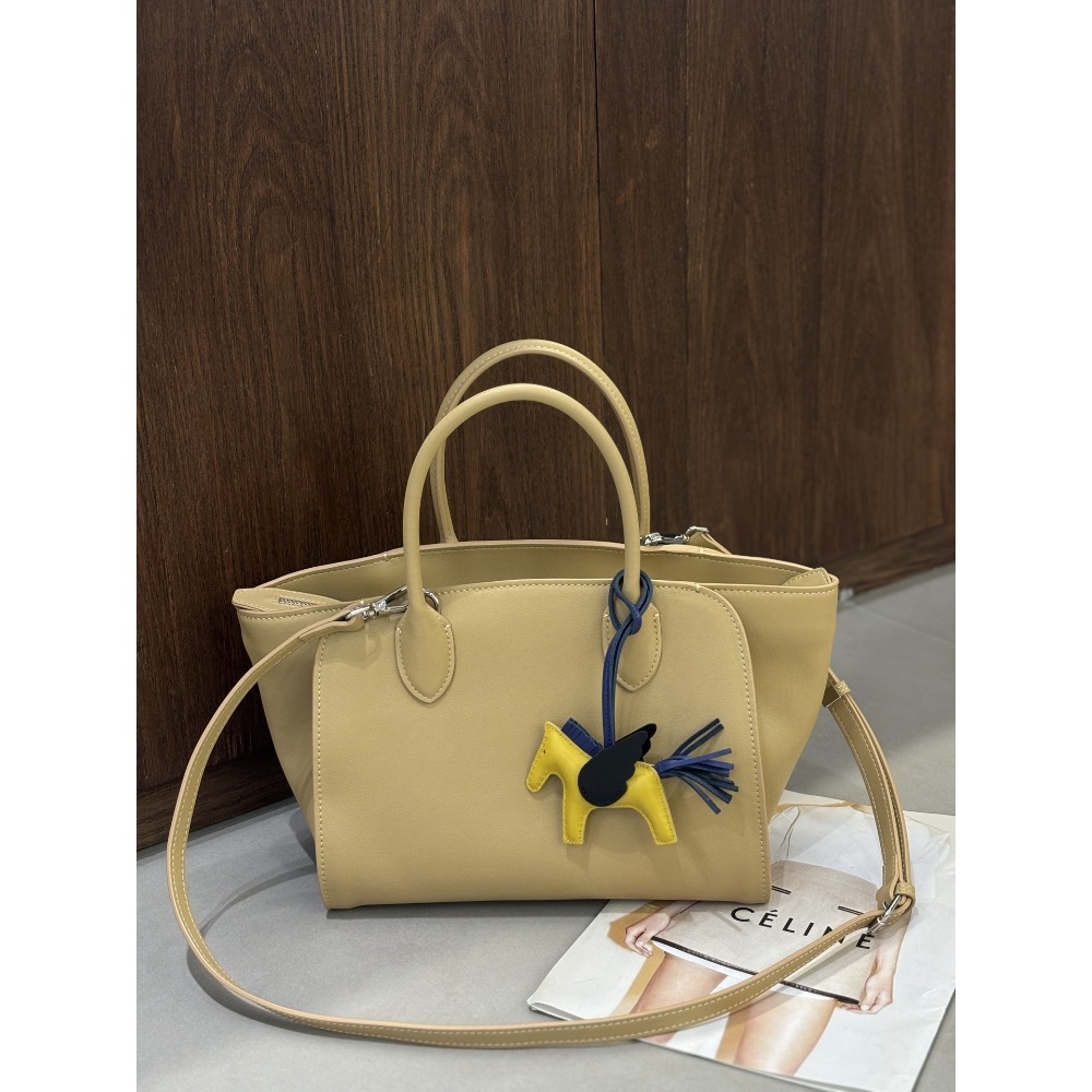 新しいハイエンドポータブルトートバッグレザーブリーフケースシ - Women Bags Logo のレビューと価格