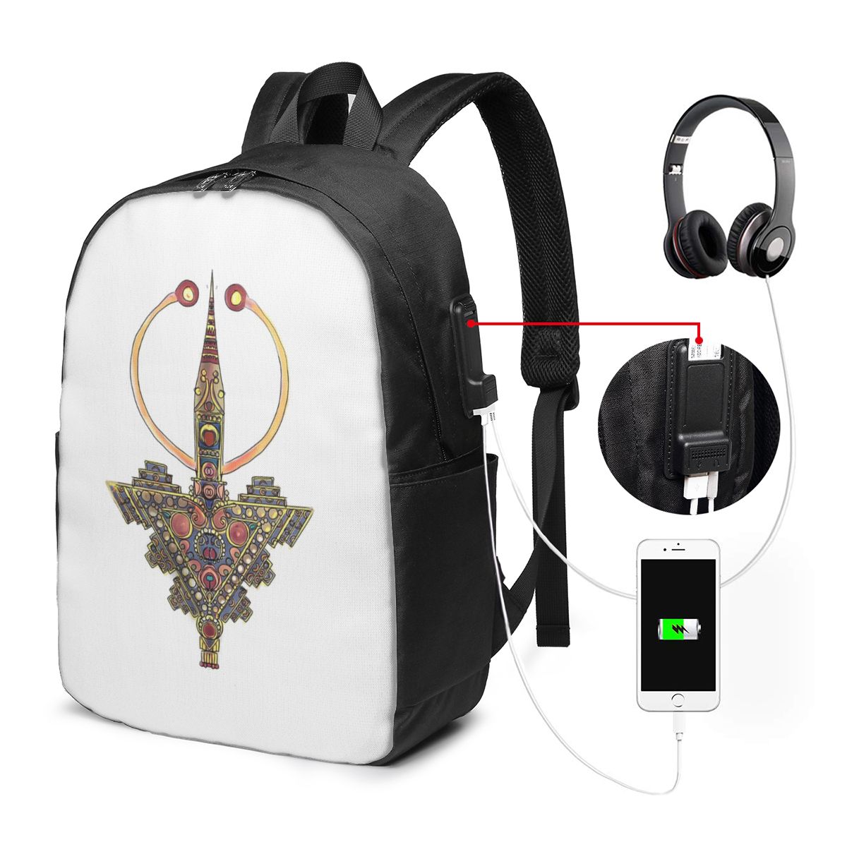 Kabyle Jewelry Amazigh モロッコバック - Women Bags For College のレビューと価格