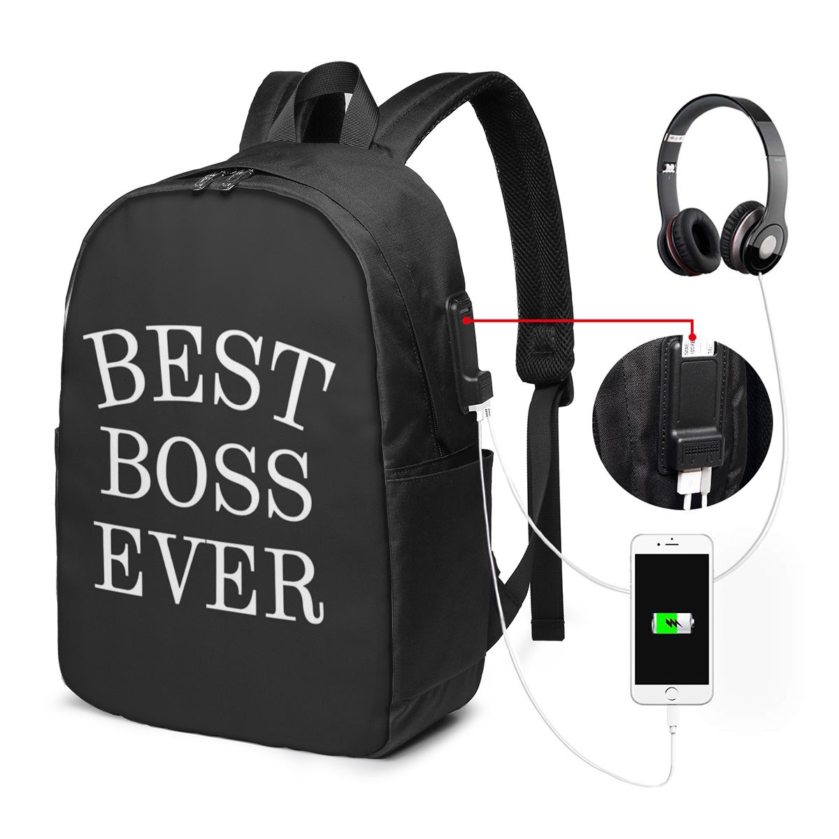 Lady Best Boss Ever バックパック トラベ - Women Bags For College のレビューと価格