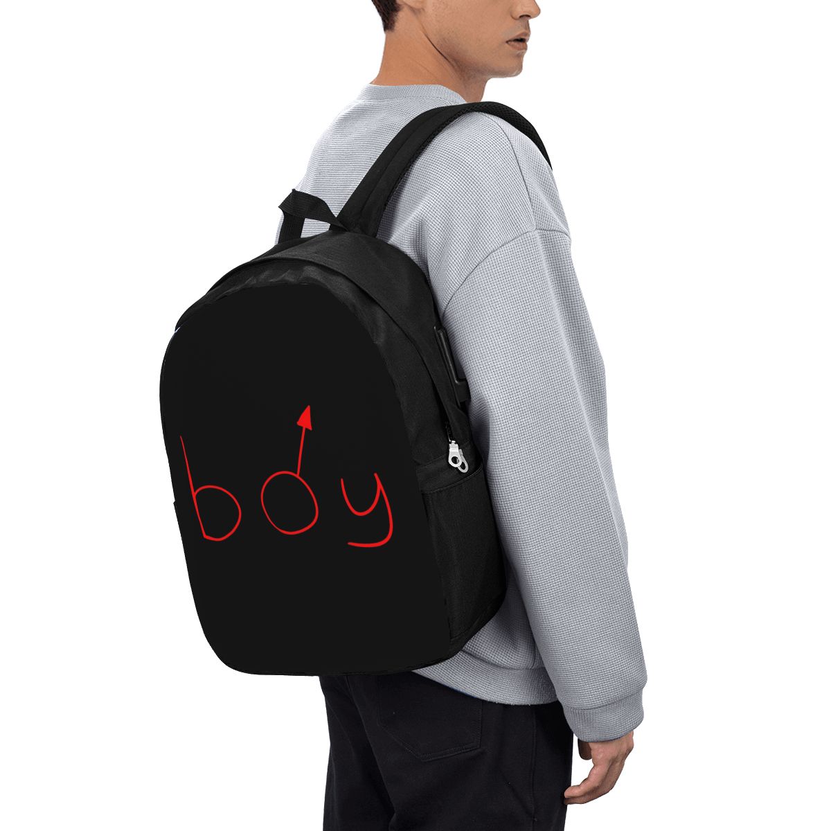 Boymoder 帽子とシャツバックパック旅行ノートブックバ - Women Bags For College のレビューと価格