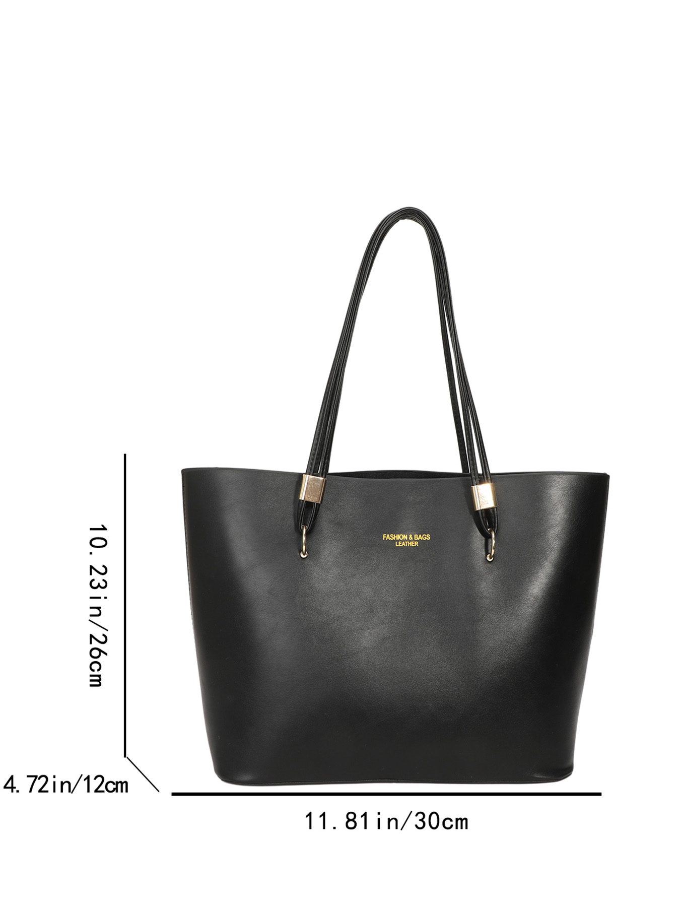 日常使いに最適なファッショントートバッグ シンプルな無地 光 - Women Bags Gold のレビューと価格
