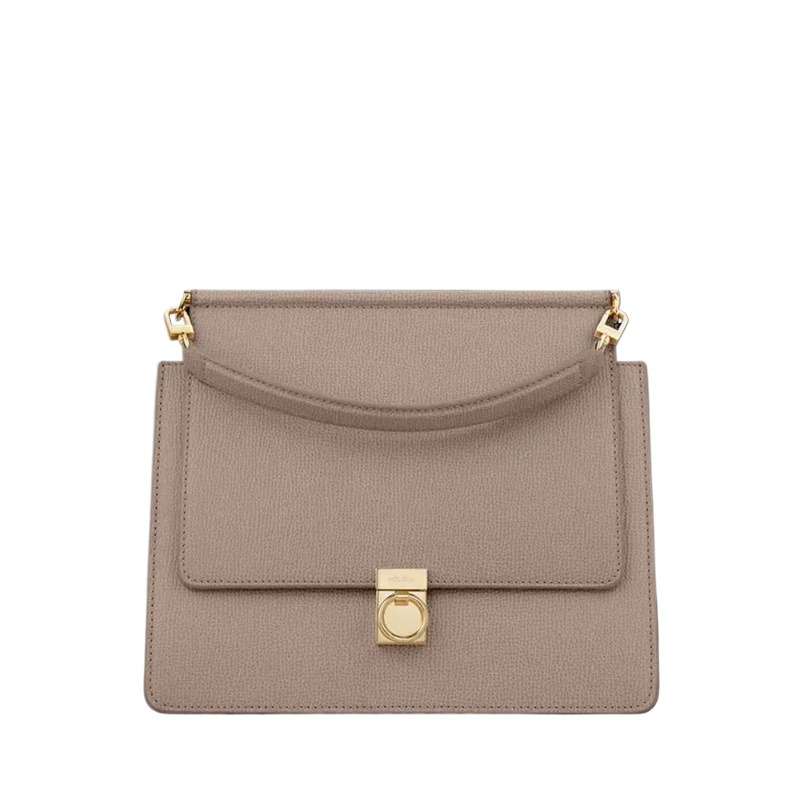 ヌメロセプトクロスボディバッグ レディース 高級グレインレザ - Women Bags Gold のレビューと価格