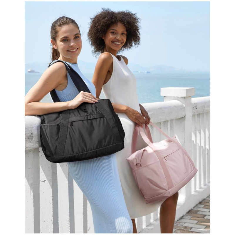 カスタマイズトラベルバッグ、ロゴ入り折りたたみ式短距離旅行バ - Women Bags Logo のレビューと価格