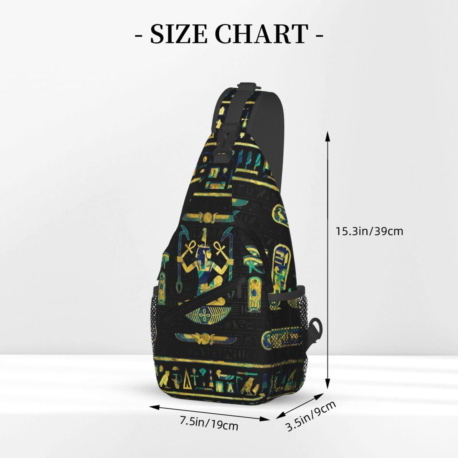 エジプト象形文字ゴールデンインディアスリングバッグクロスボデ - Women Bags India のレビューと価格
